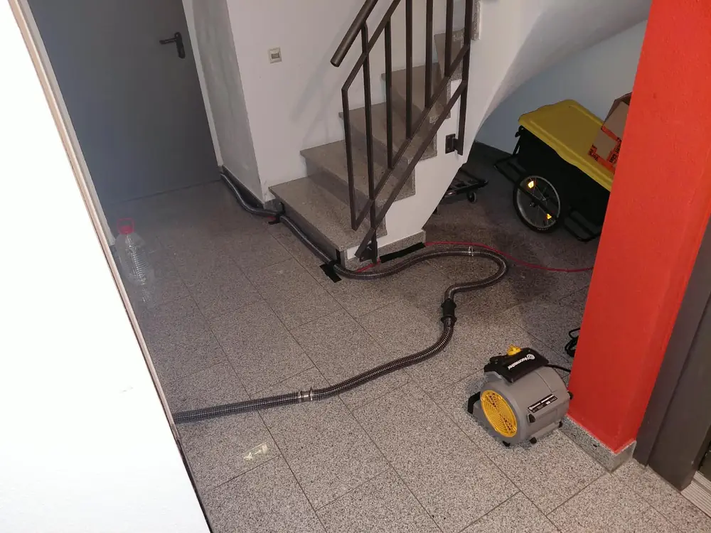 Trocknung über mehrere Räume